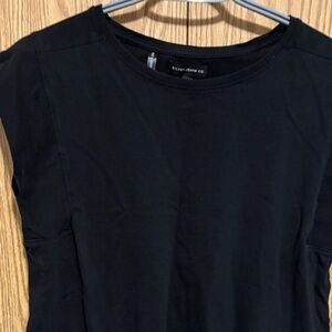 Silver Jeans Black Short Sleeve Crewneck Tee